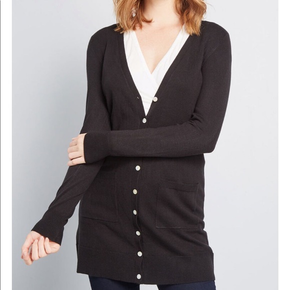 Modcloth Sweaters - Long Button Cardigan
